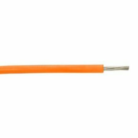 SEQUEL WIRE & CABLE 22 AWG, UL 1007 Lead Wire, 7 Strand, 105C, 300V, Tinned copper, PVC, Orange, Sold by the FT 2232A4T-0303AR210